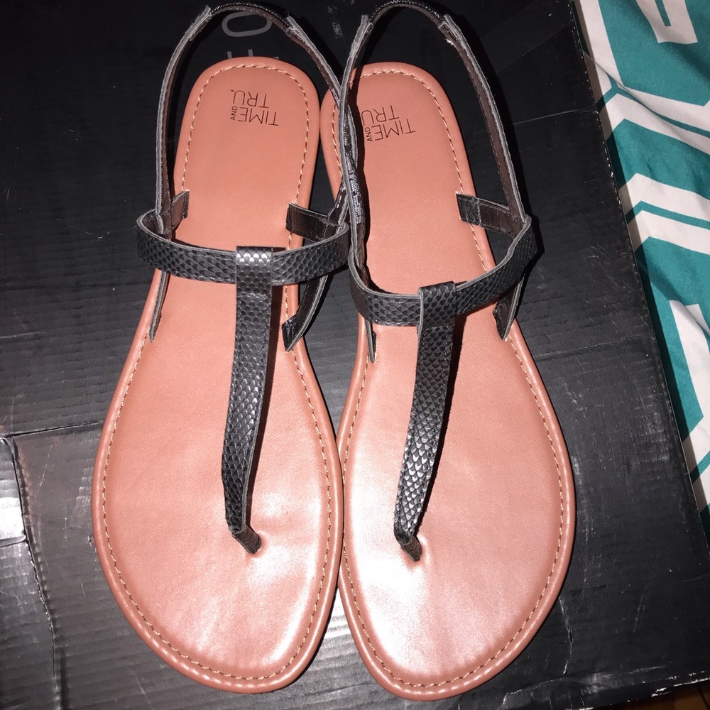Black Sandals! Size 11